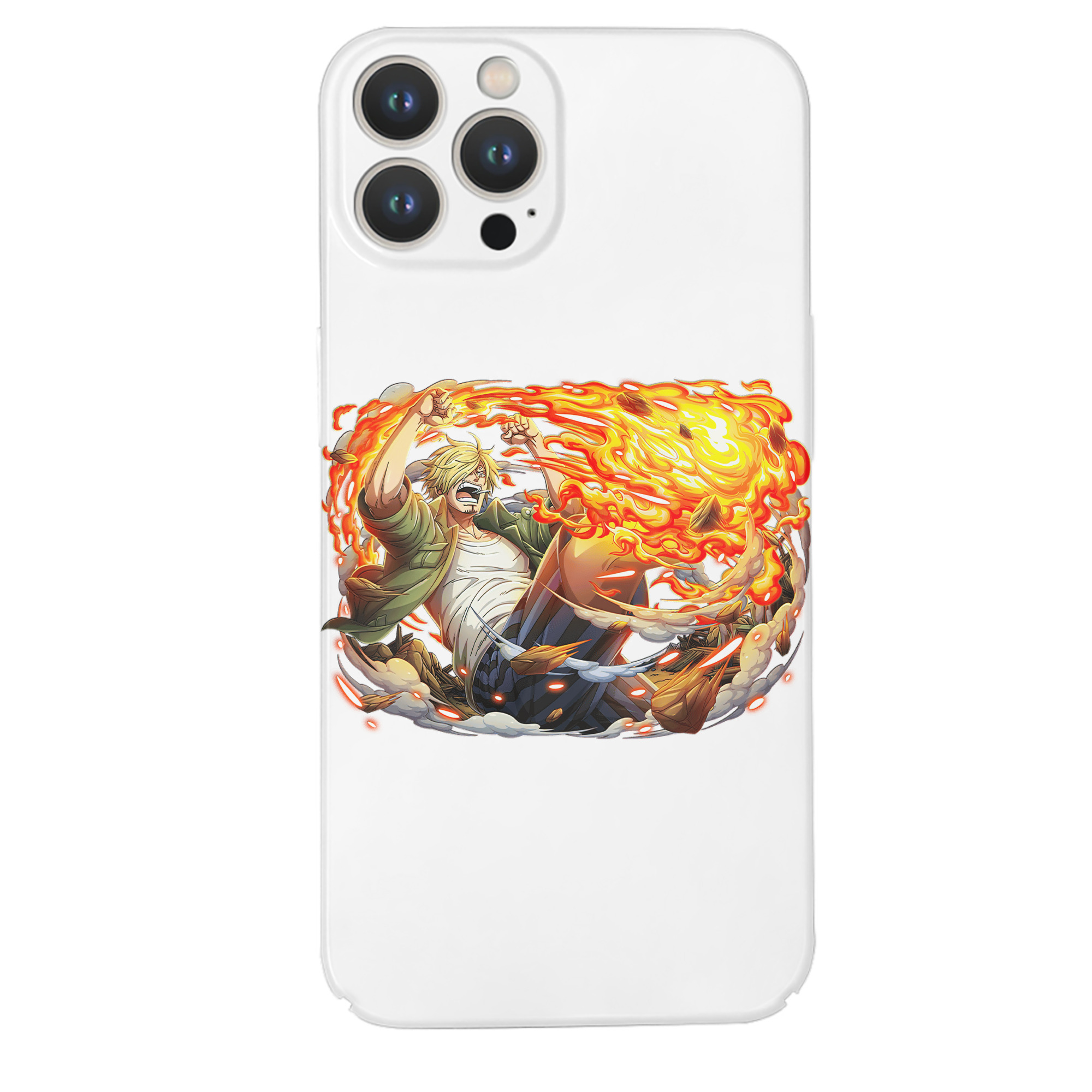 （画像用） ワンピース サンジ ONE PIECE Sanji 【iPhone 14シリーズ対応】ハードケース